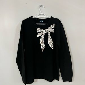 Penmans Black Bow Christmas Sweater